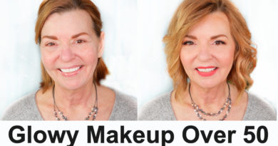 glowy makeup over 50